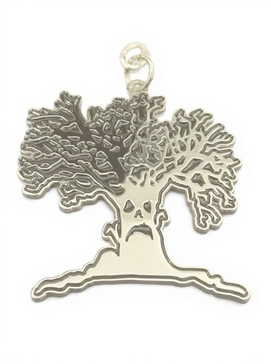 metal tree pendant