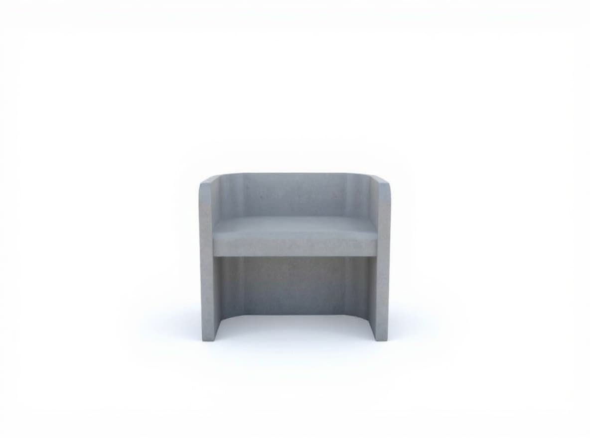 concrete chair