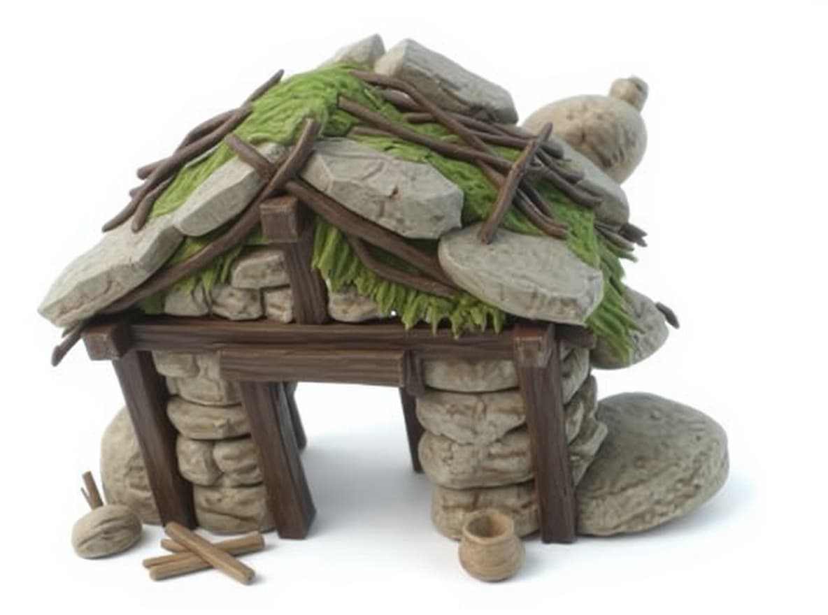 miniature hut