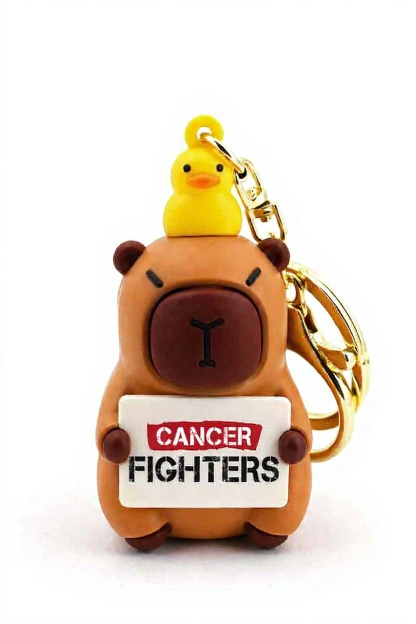 keychain with duck