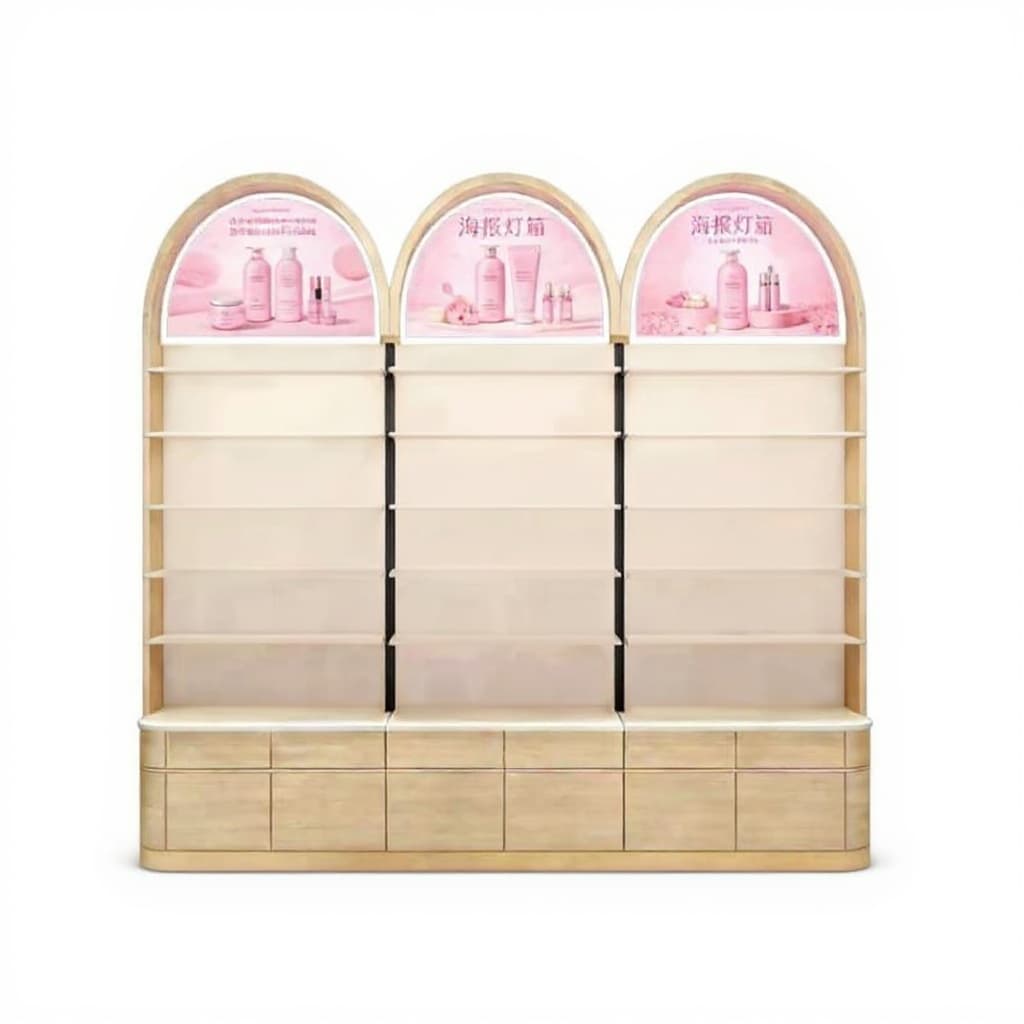 wooden display stand