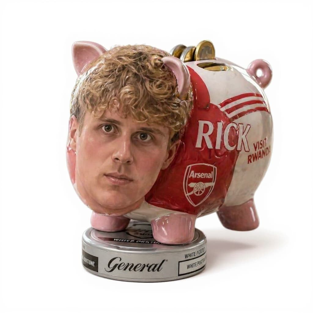 metal piggy bank