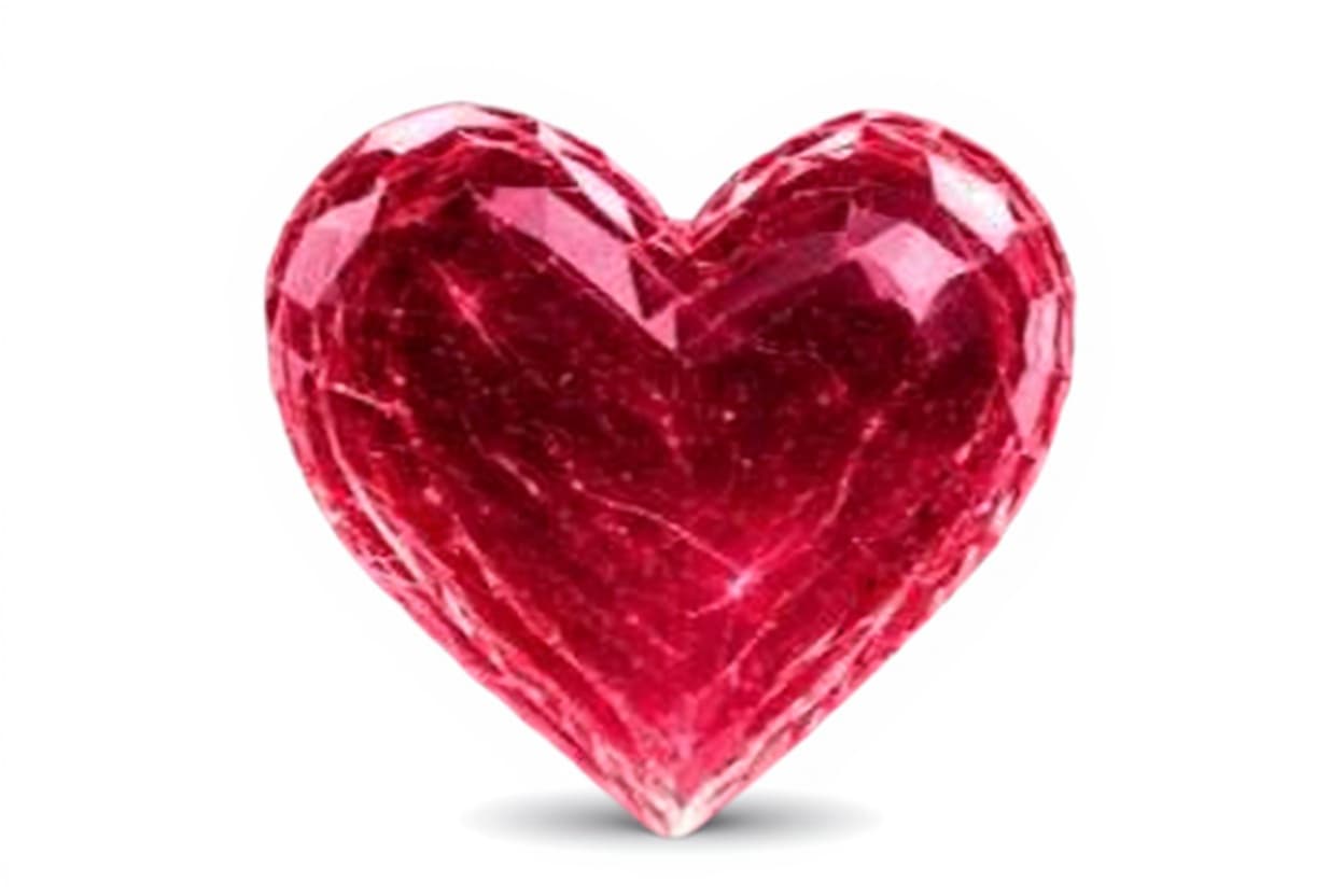 gemstone heart