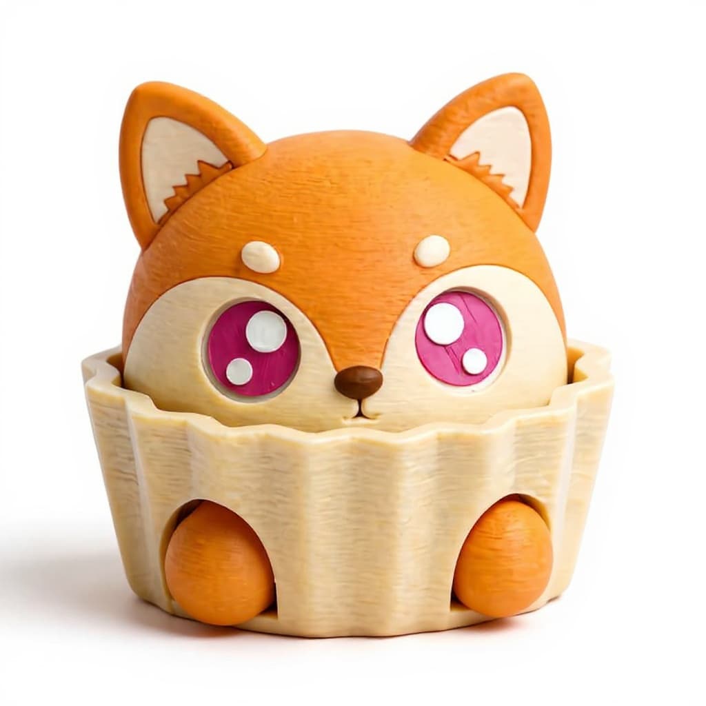 wooden toy fox