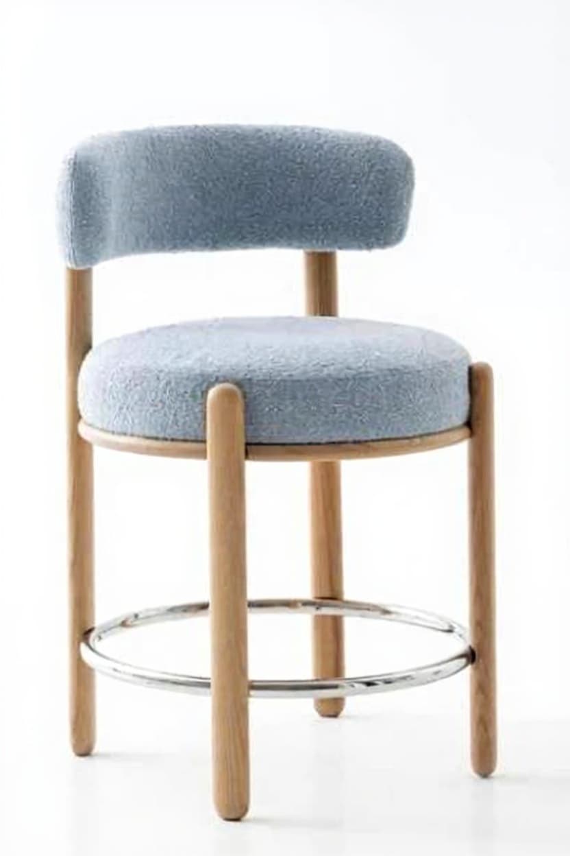 light wooden stool