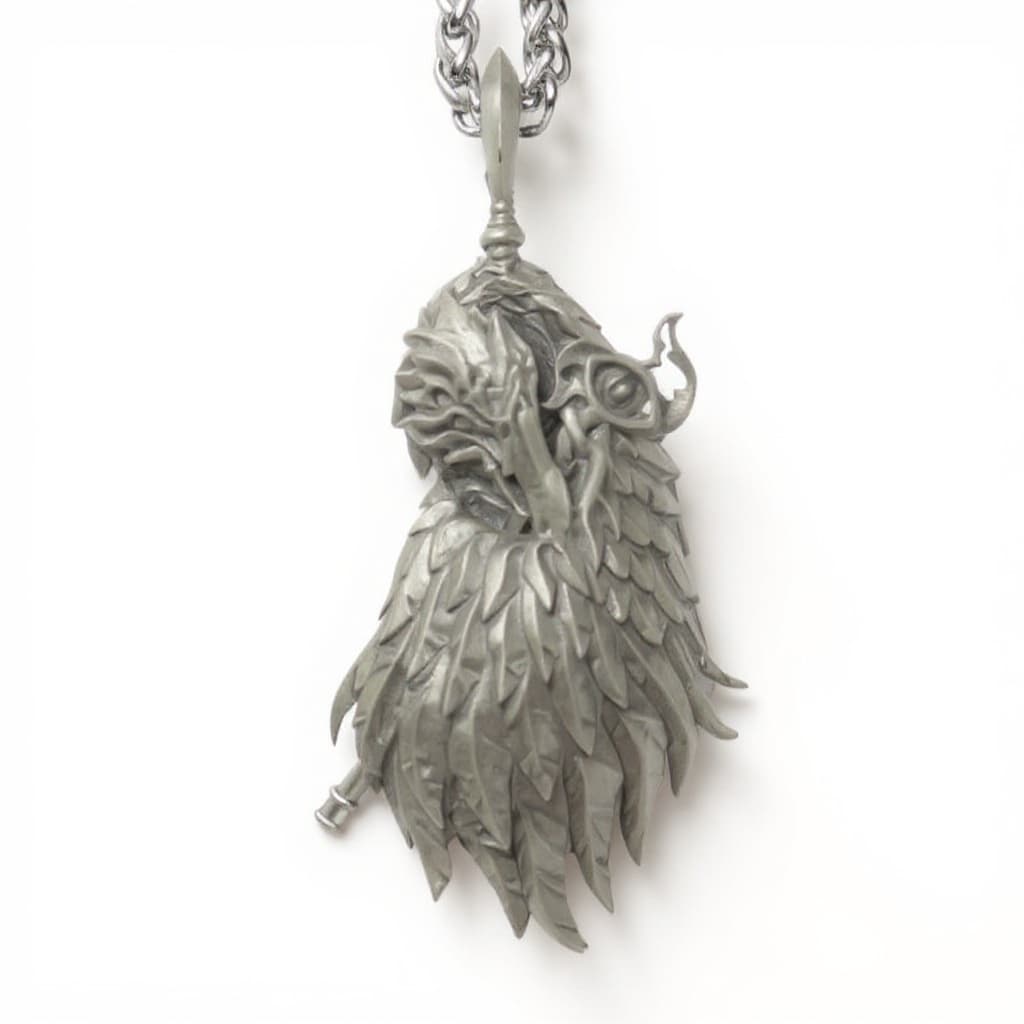 metal eagle pendant