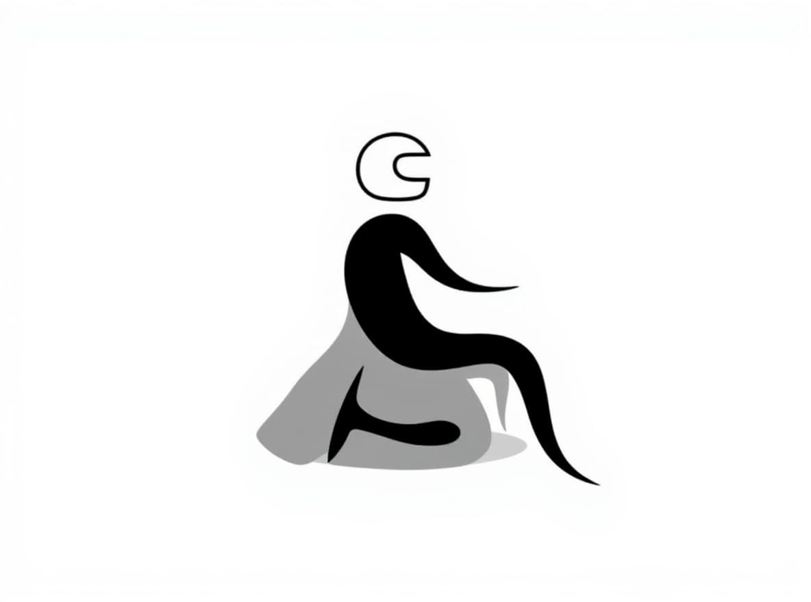 abstract human figure