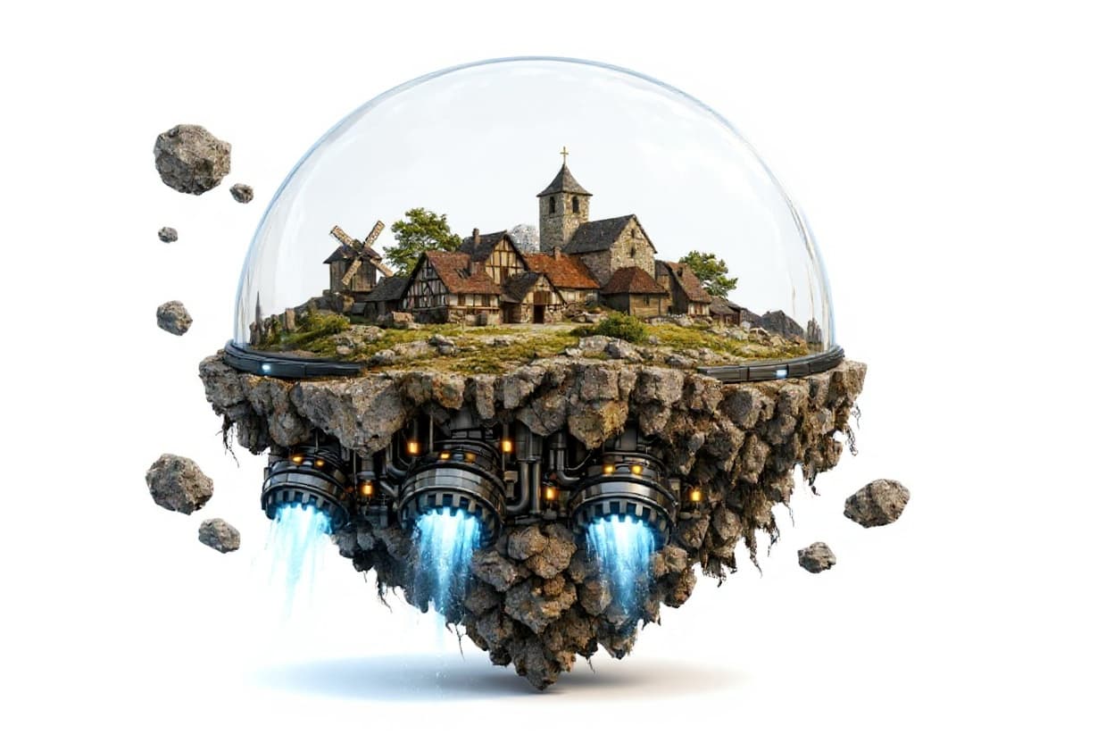 futuristic dwelling