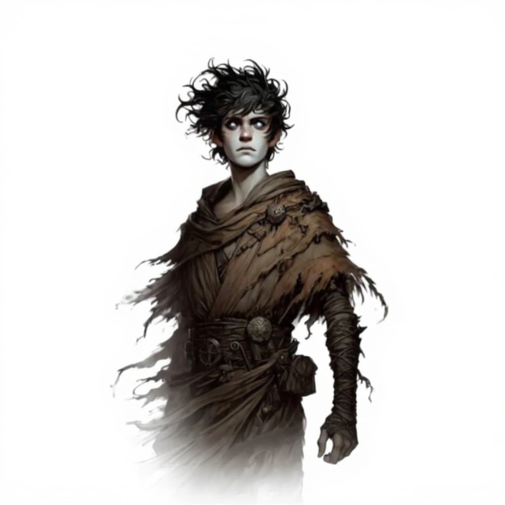 brown cloak