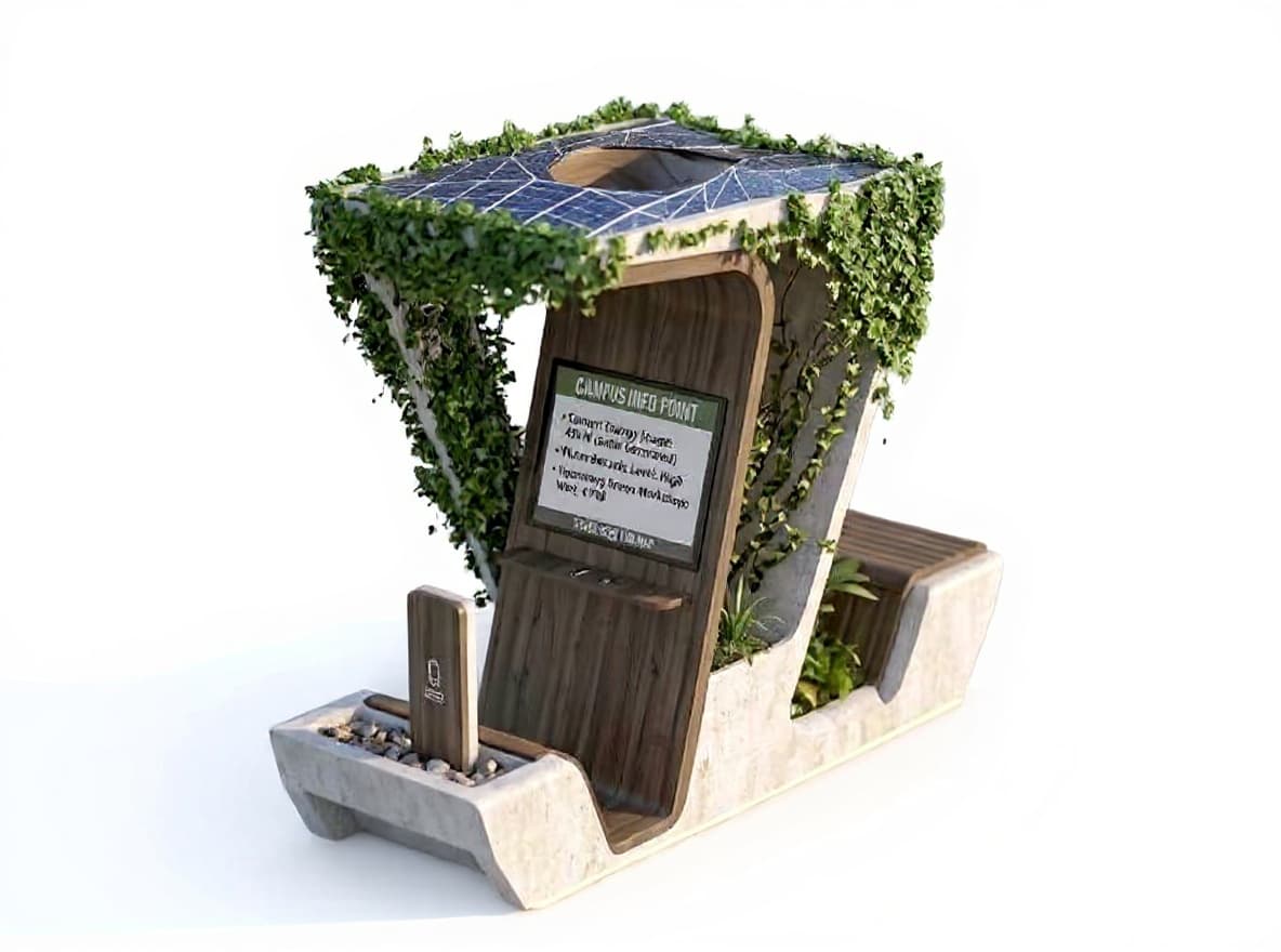 solar-powered planter