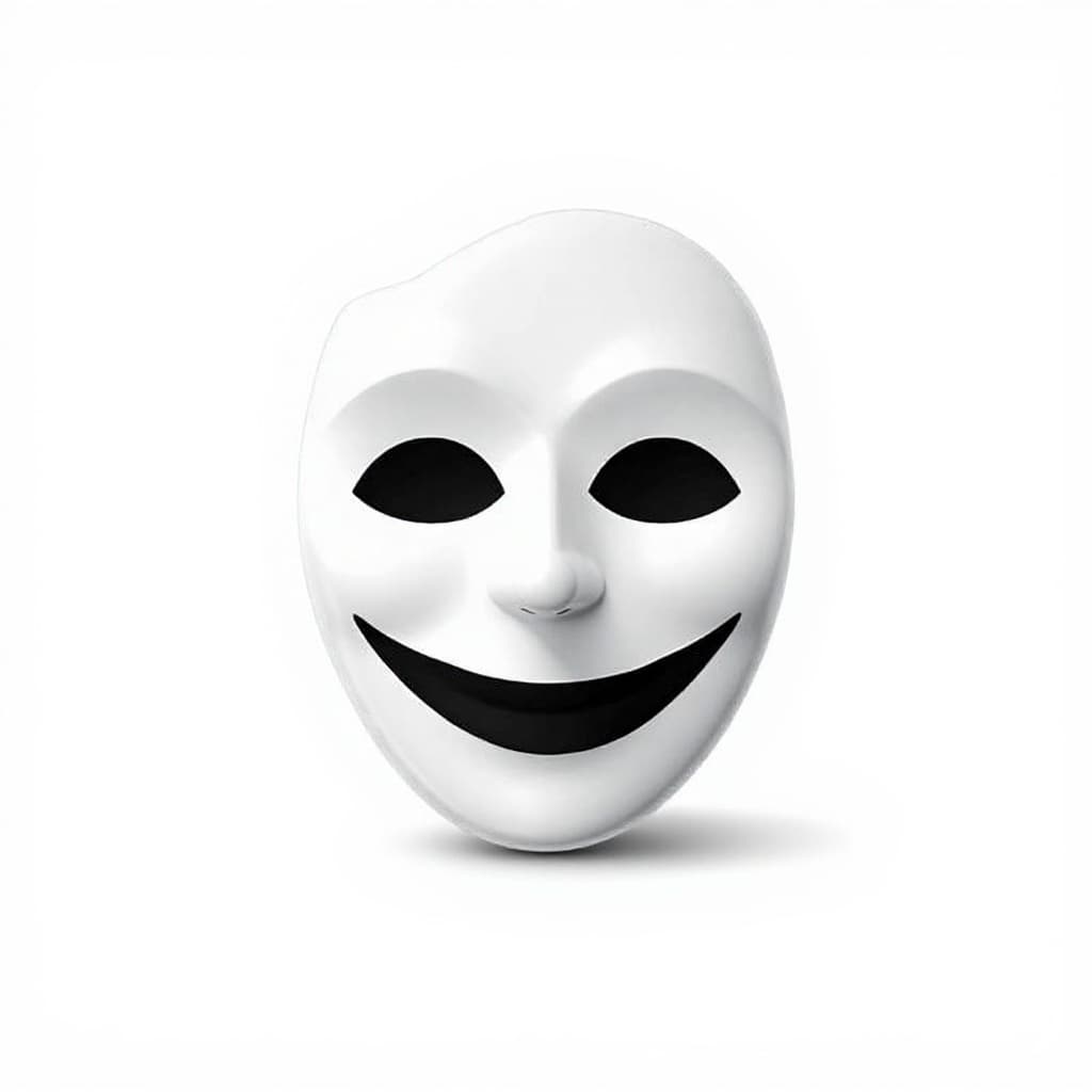 white mask