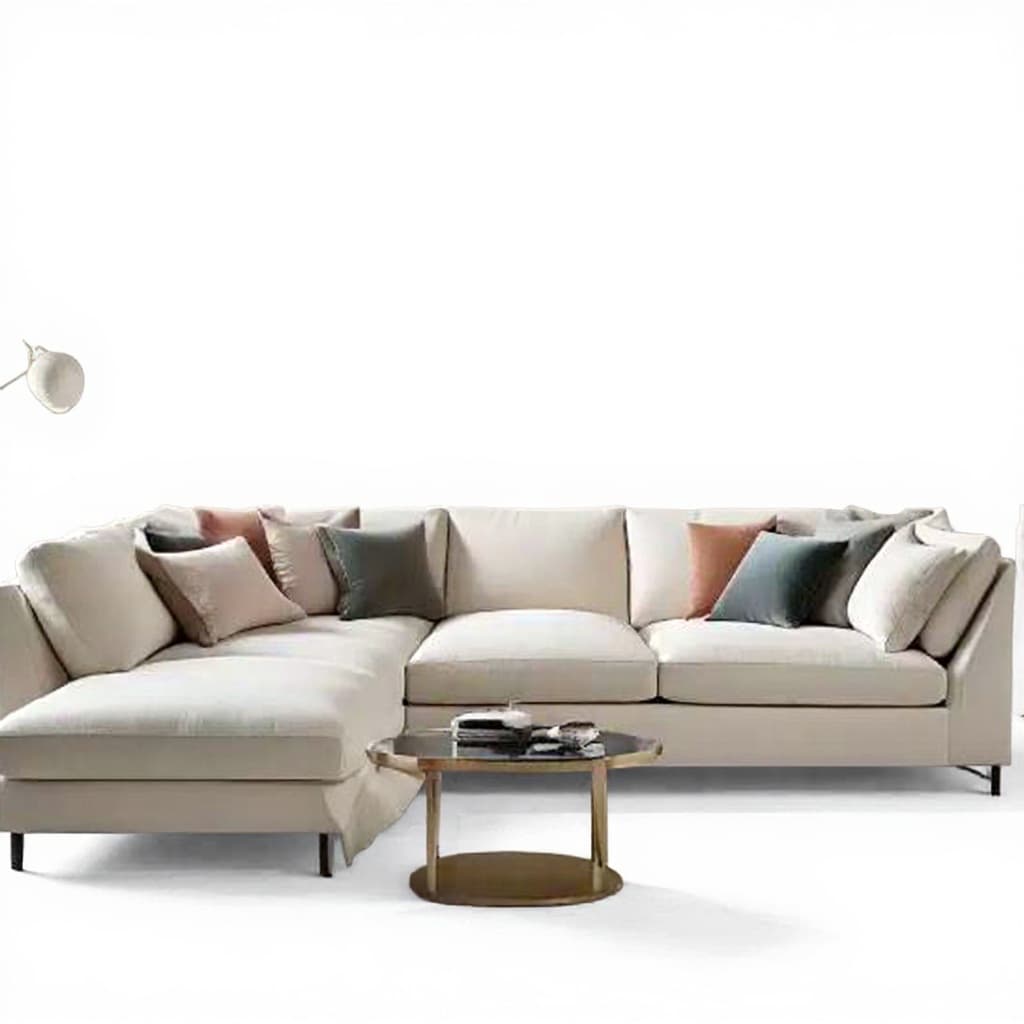 beige sectional sofa