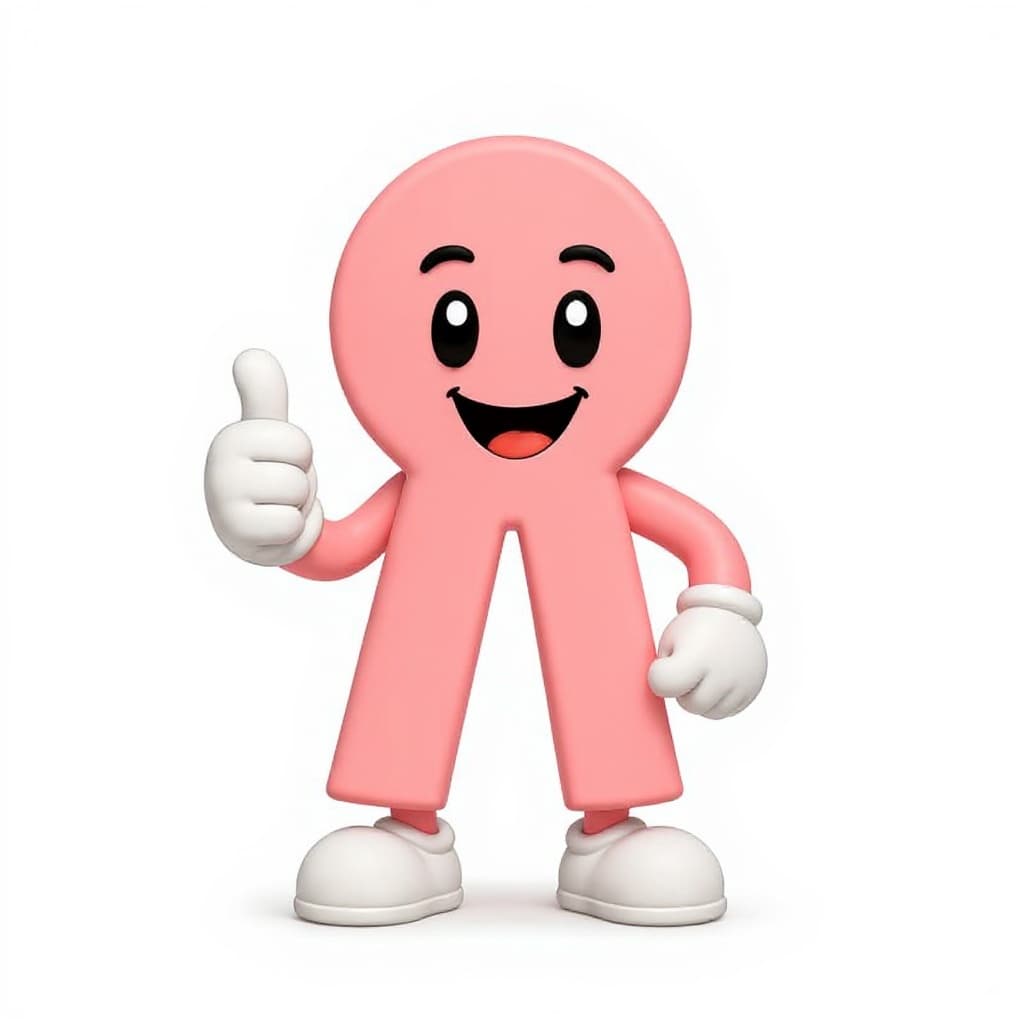 pink character