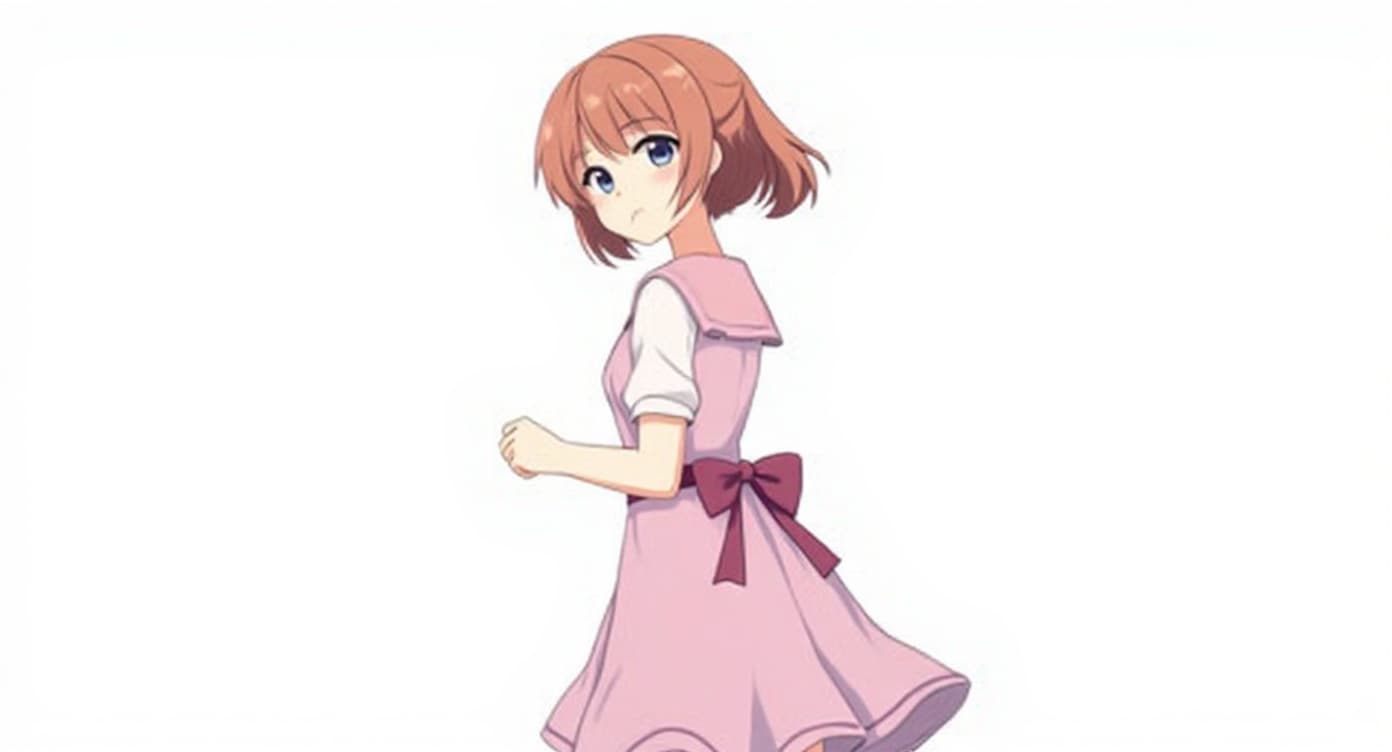 pink dress