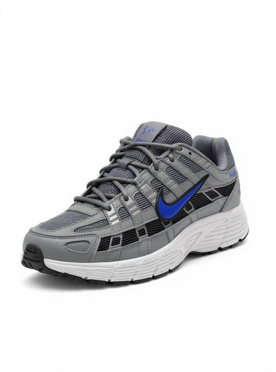 gray running shoe