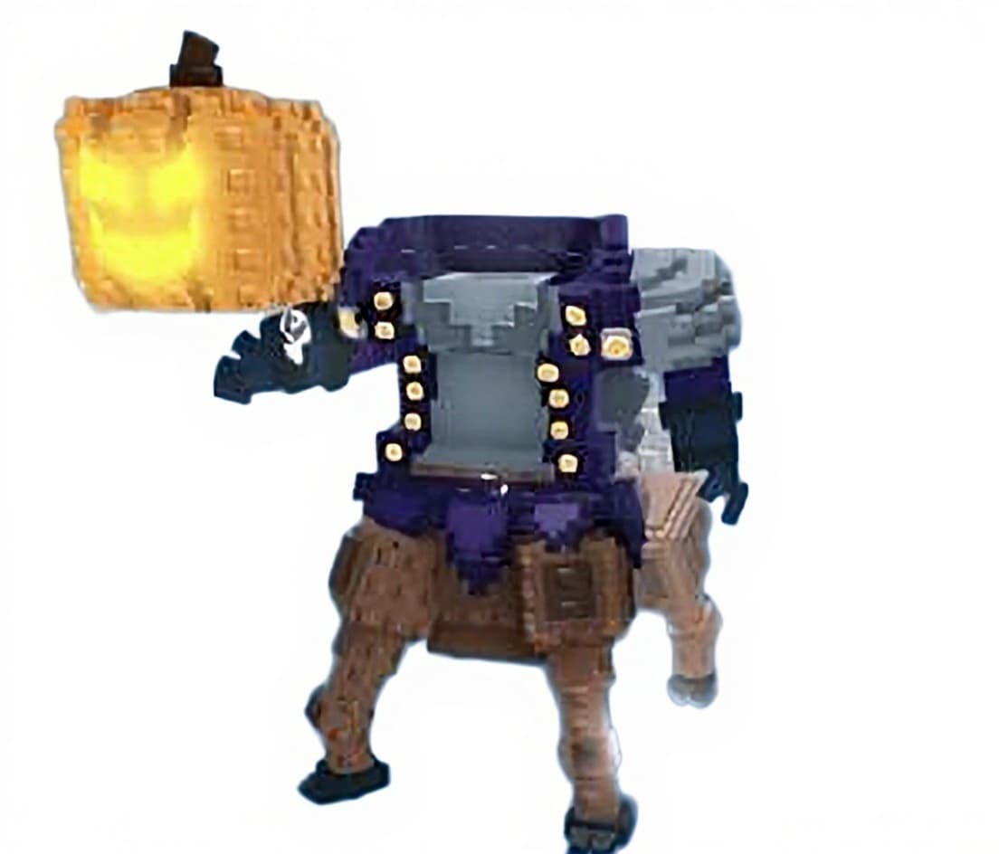 pixelated robot