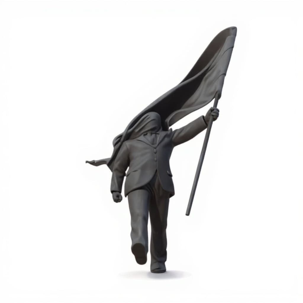 metal statue
