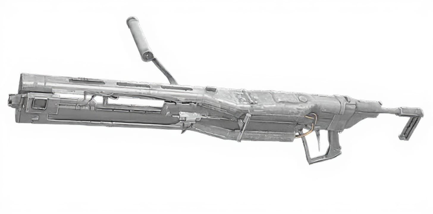 metal rifle