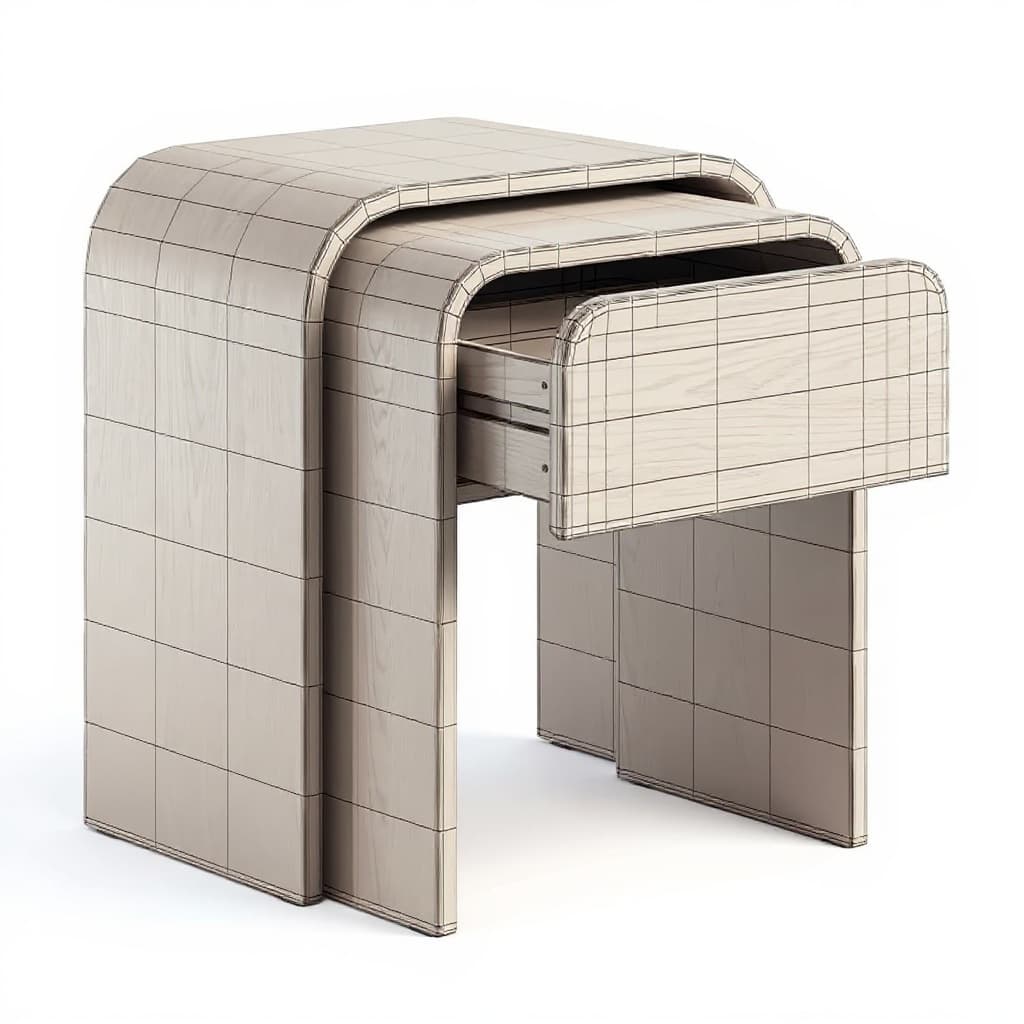wooden desk