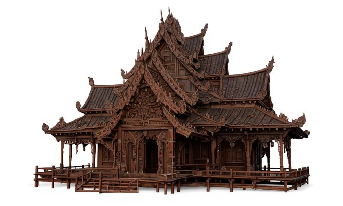 wooden temple