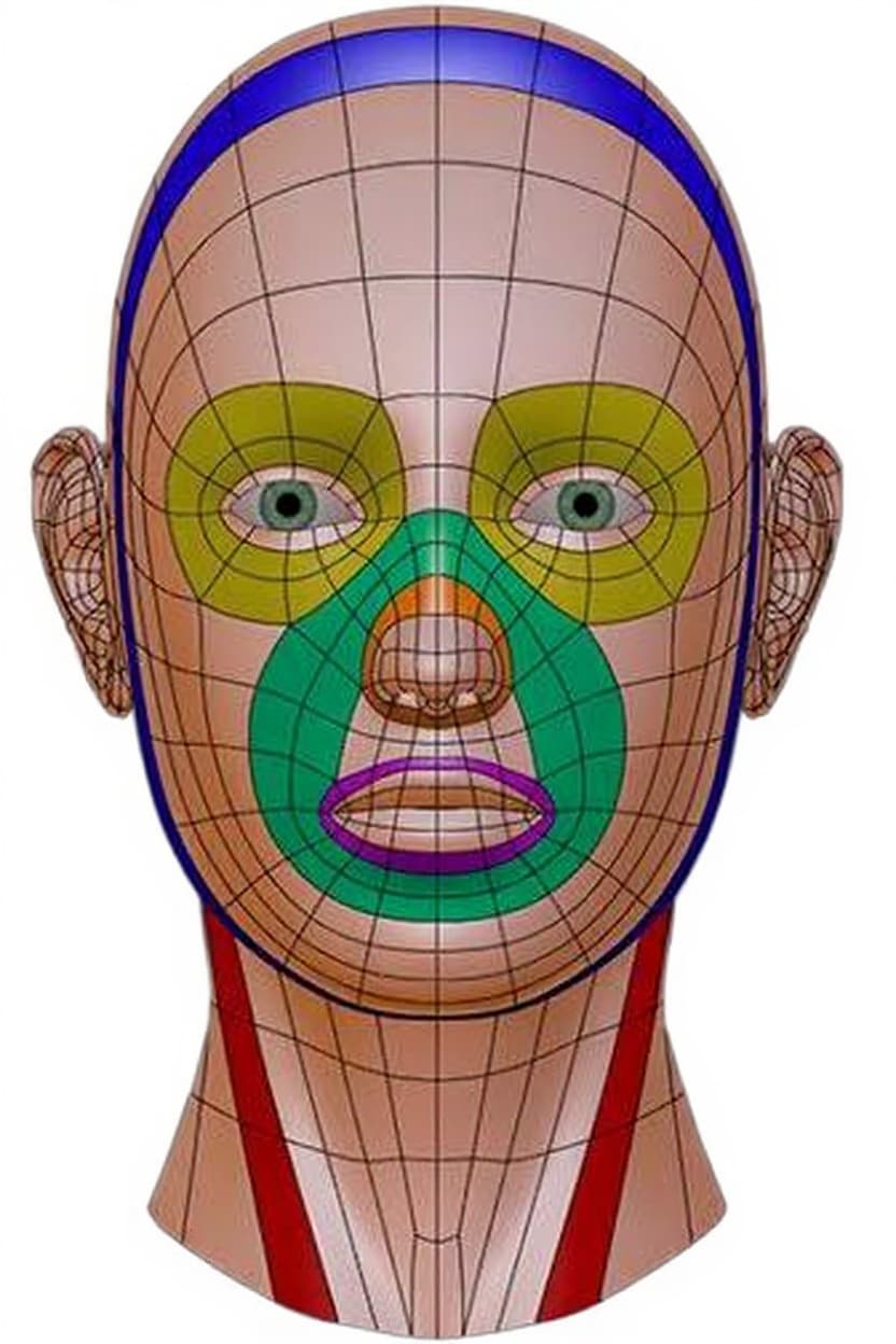 3d human head