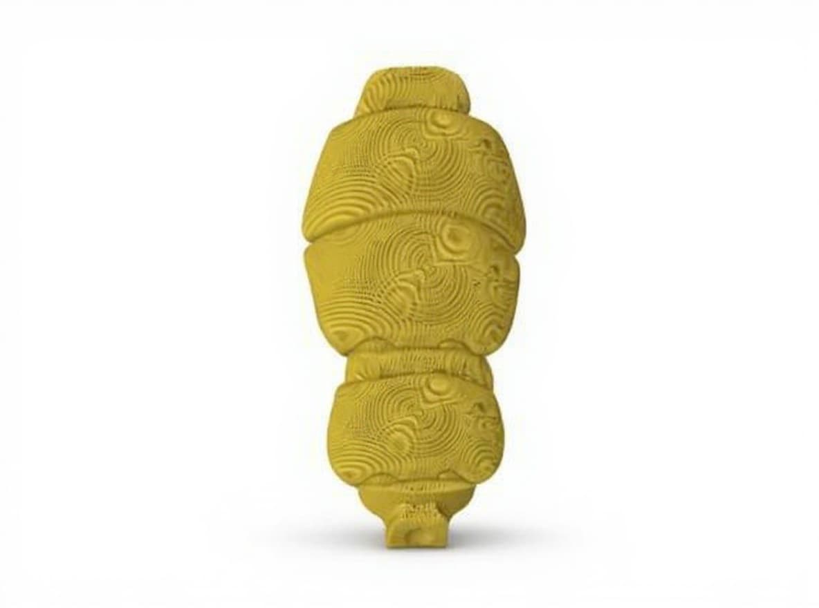 yellow metal object