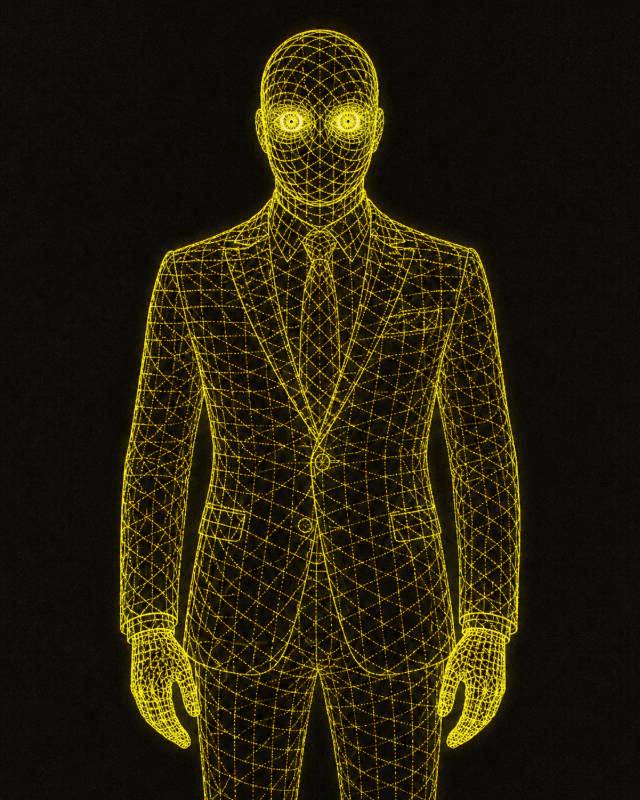 wireframe suit