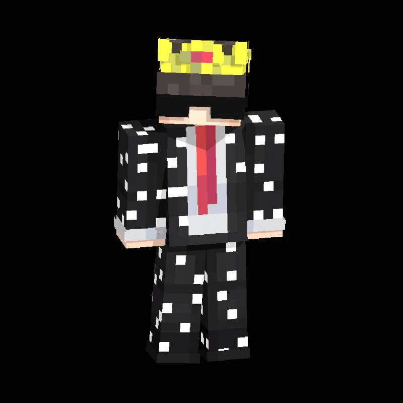 pixelated character