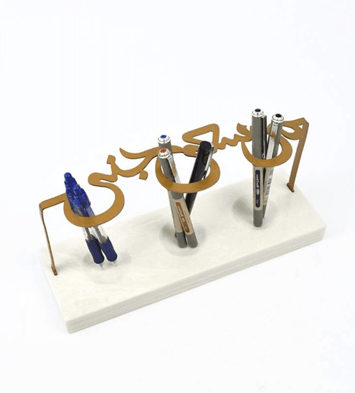 metal pen holder