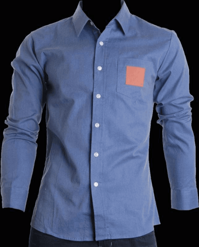 blue shirt