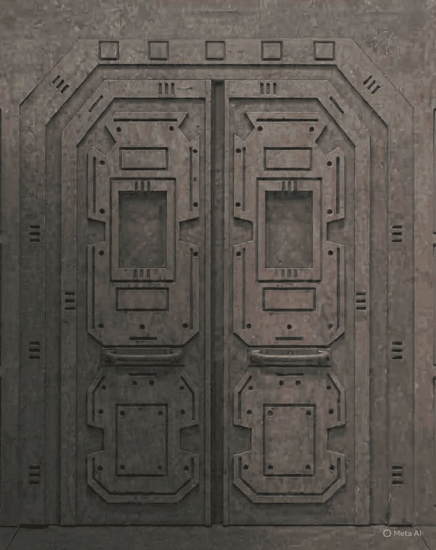 metal door