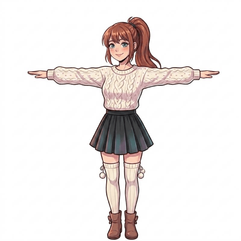 anime-style clothing illustration