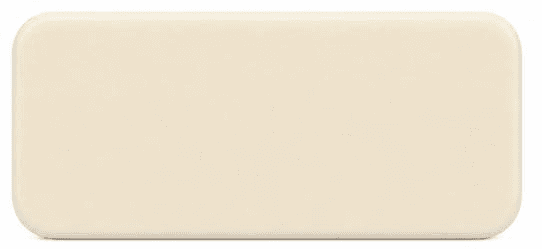 cream-colored rectangular object