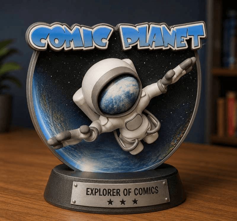 comic planet figurine