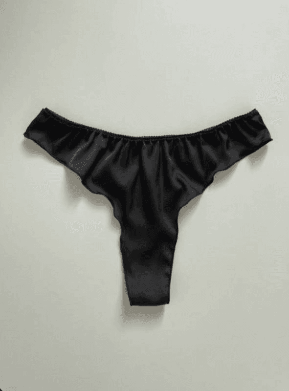 black panties