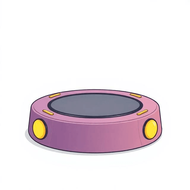 pink trampoline
