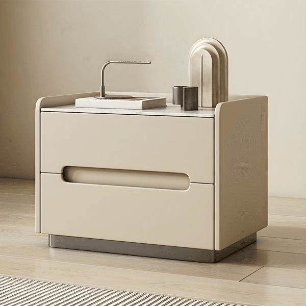 beige nightstand