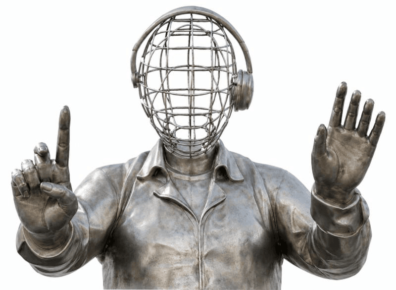 metal statue