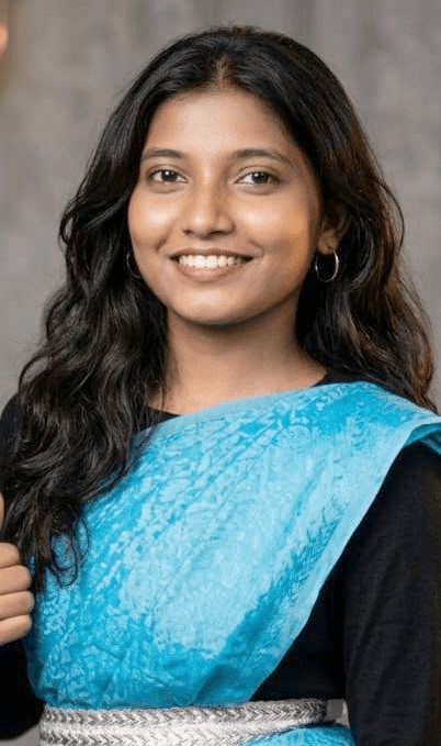 blue saree