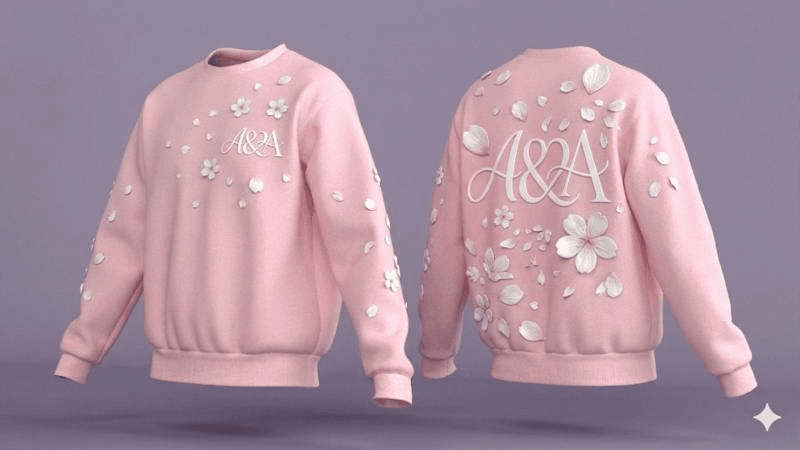 pink sweatshirt