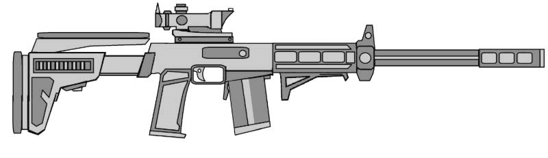metal rifle