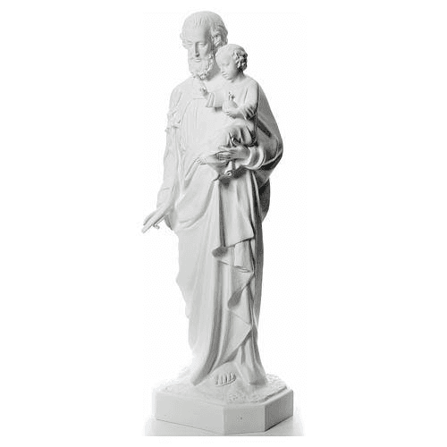 white marble statue
