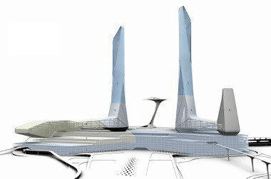 abstract architectural structure