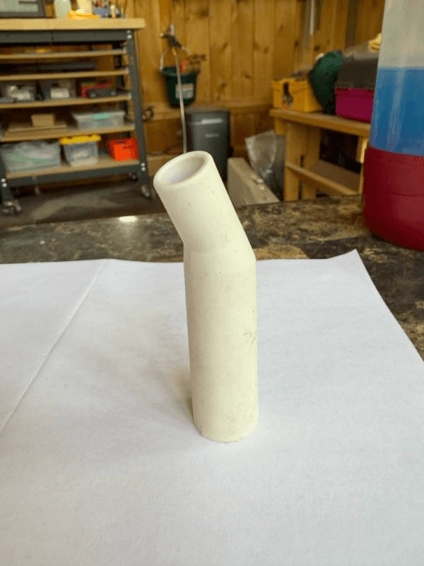 white ceramic pipe