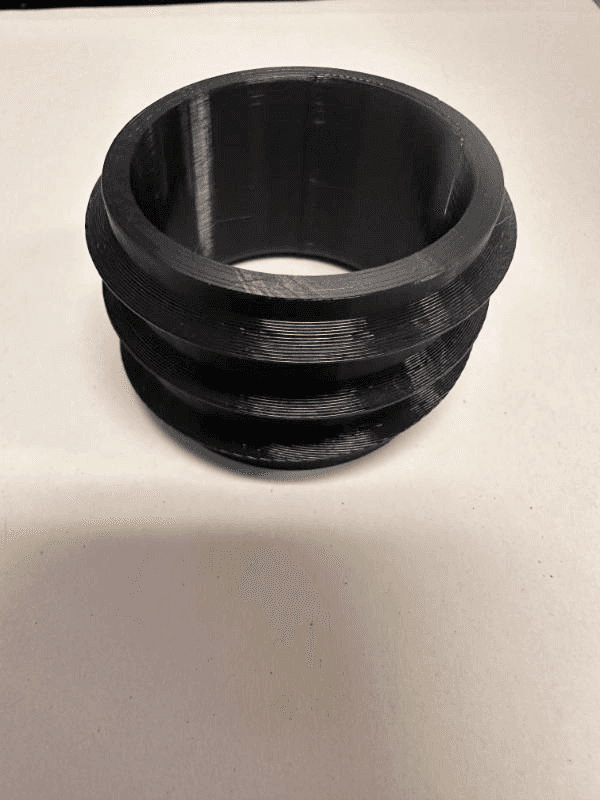 black plastic ring