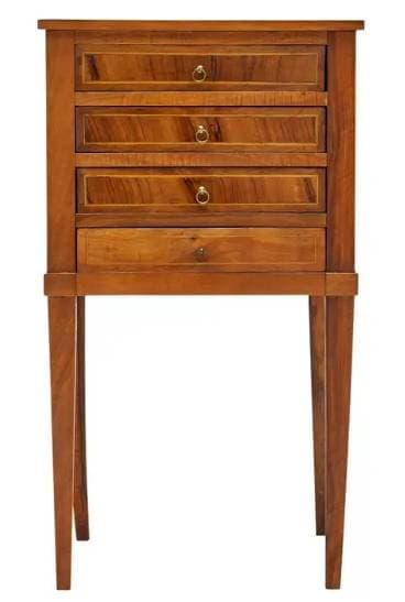 wooden nightstand