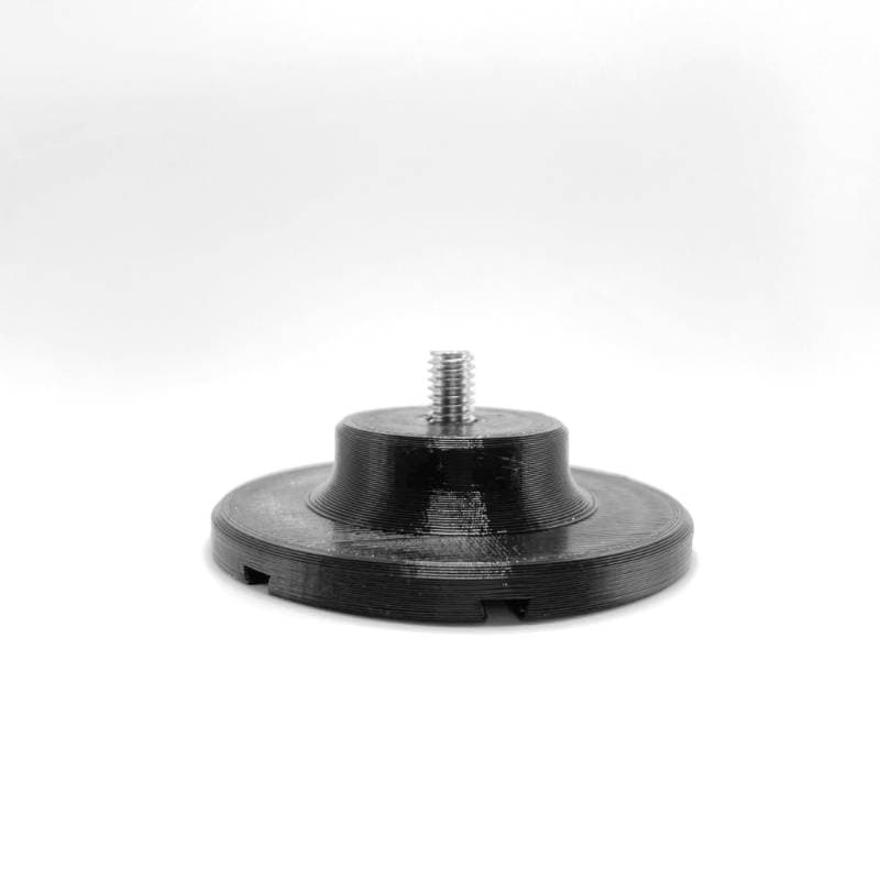 black plastic stand