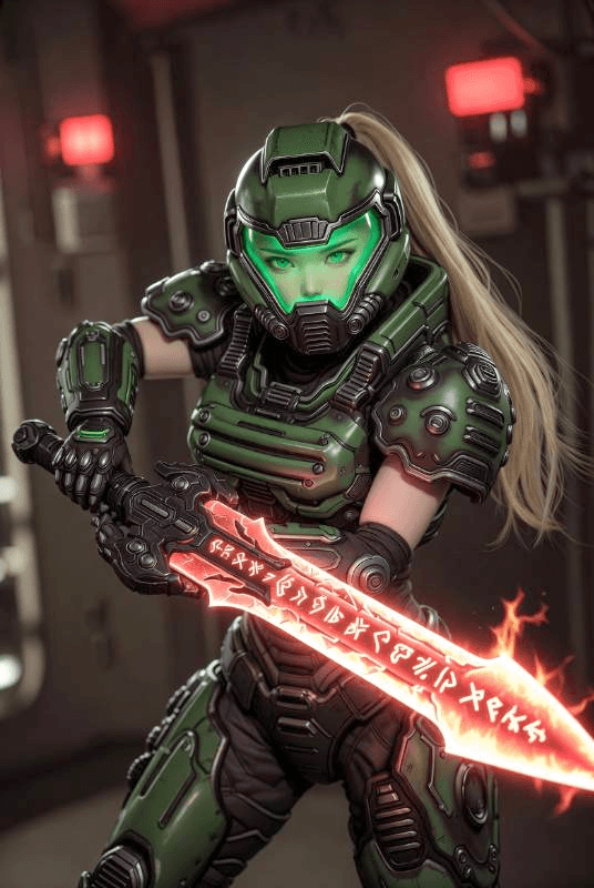 futuristic sword
