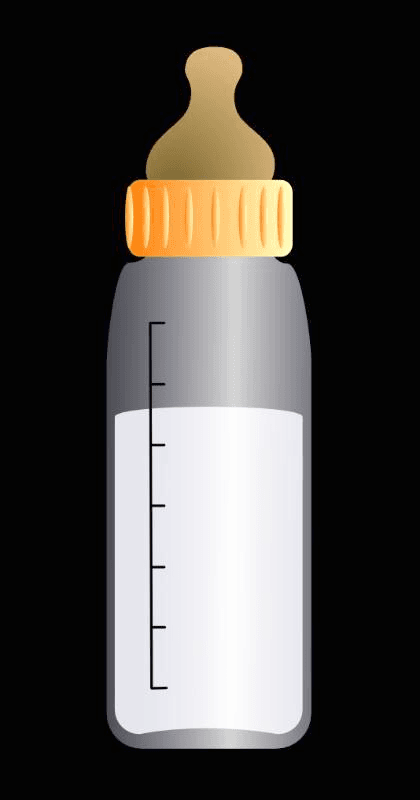 glass baby bottle