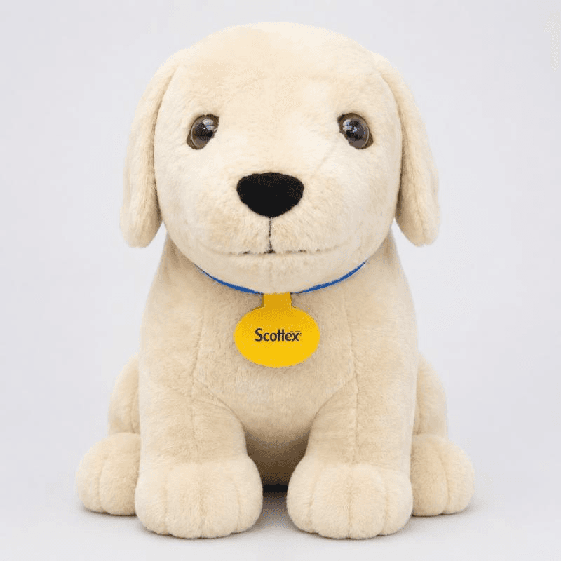 stuffed dog toy